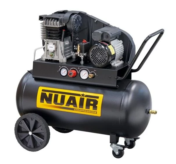 Kompresor olejowy wyciszony 66dB 100L 10 bar 2,2 kW 400V 390 l/min NuAir
