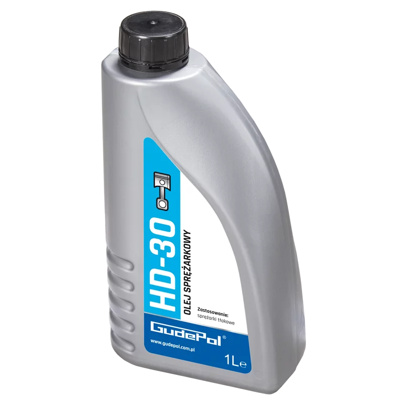 Olej mineralny do sprężarek tłokowych HD30 1L Gudepol