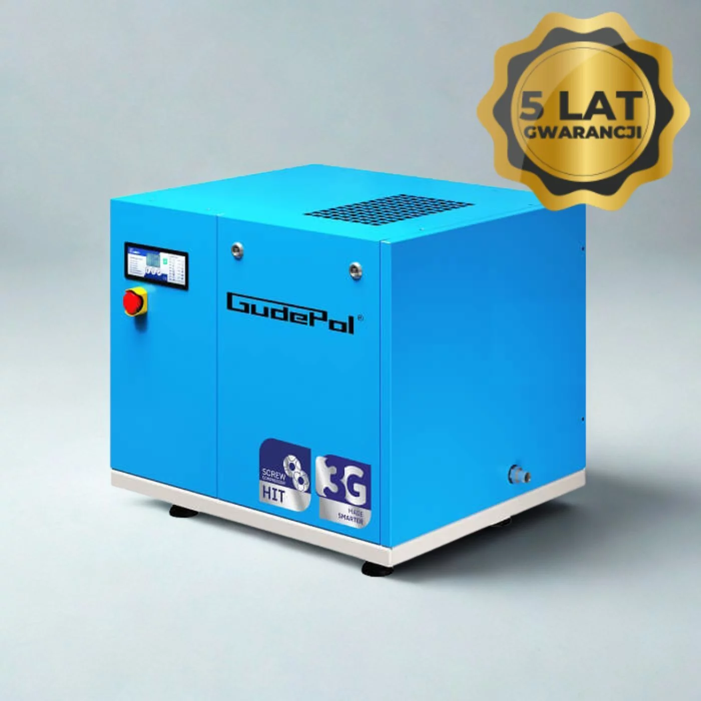 Kompresor śrubowy HIT-3G 4,0 kW, 8 bar, 540 l/min GUDEPOL