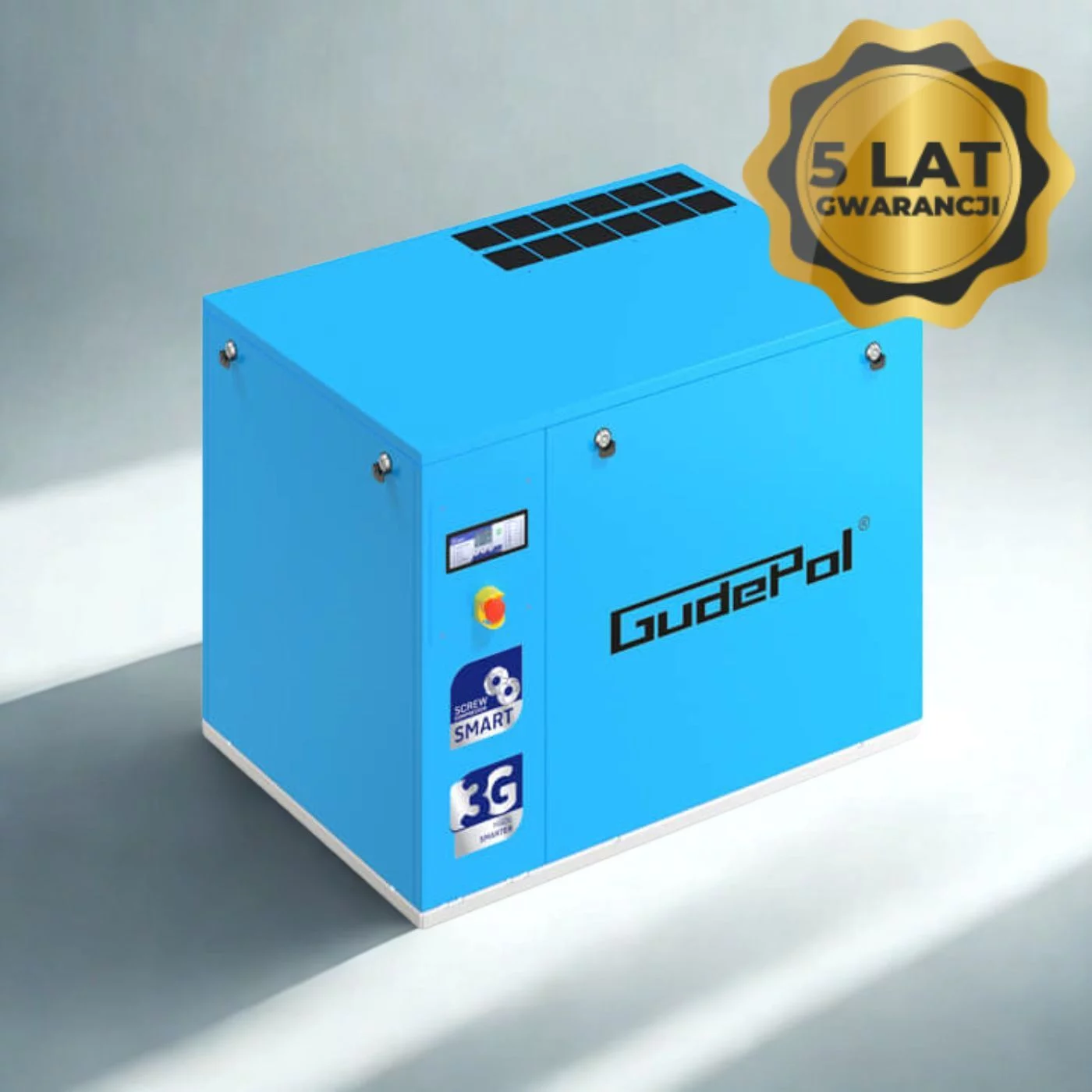 Kompresor śrubowy SMART 11kW 10bar 1500l/min Gudepol