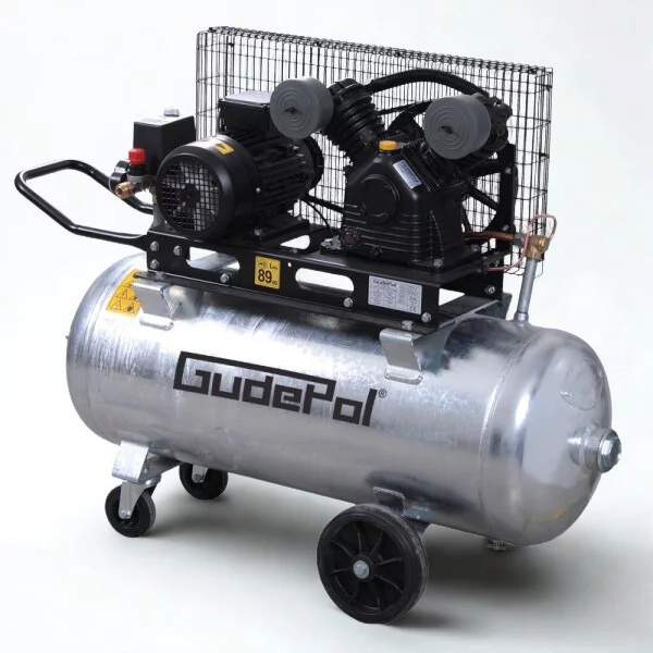 Kompresor tłokowy olejowy 3,0kW 90L 10bar 510l/min Gudepol