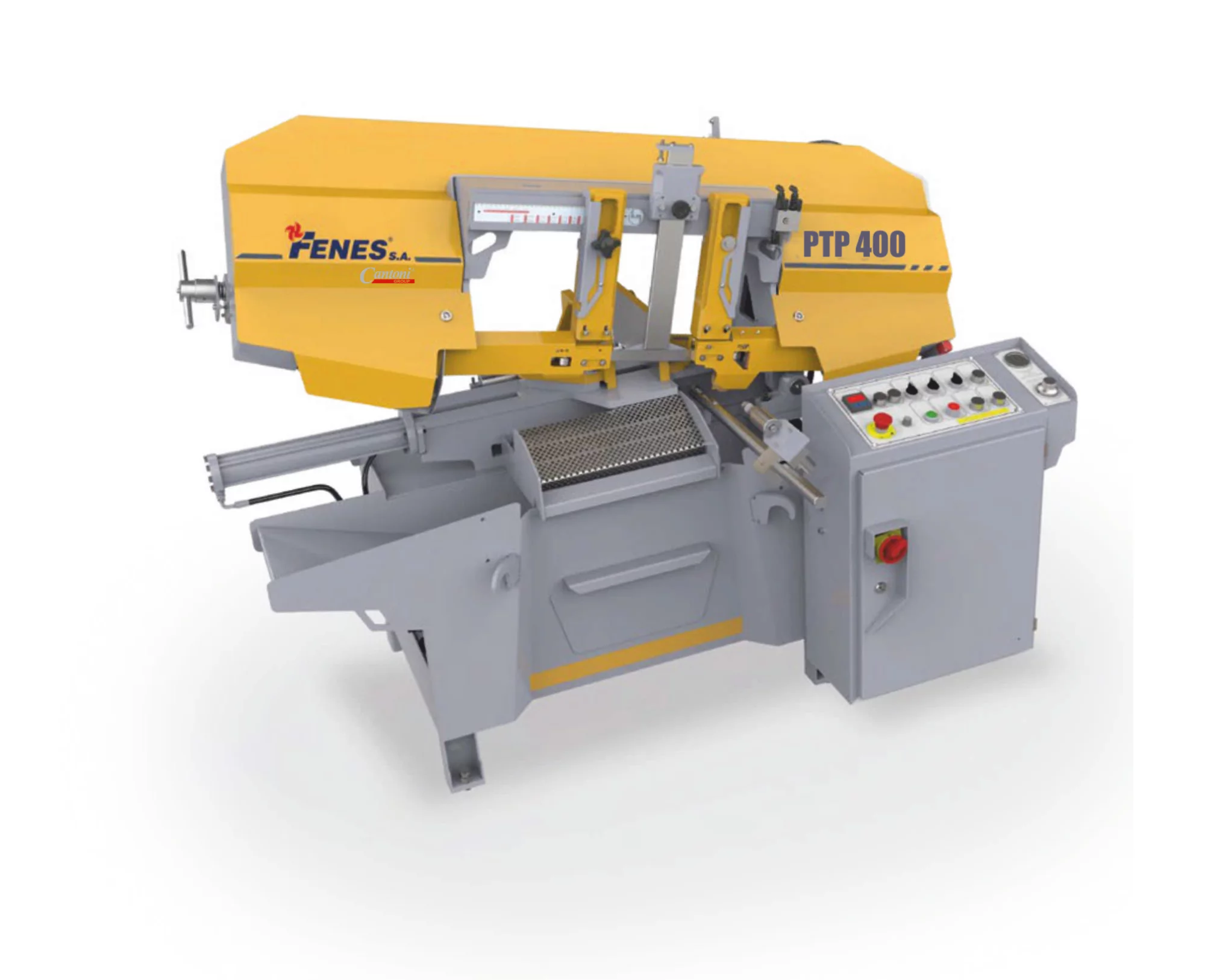 Przecinarka taśmowa do metalu półautomatyczna - PTP 400 - cięcie proste